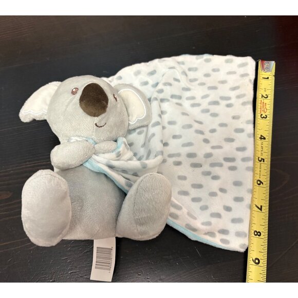 Koala Stuffed Animal Lovey Security Blanket Blue Dotted Textured Walgreens 2021 - Picture 5 of 7